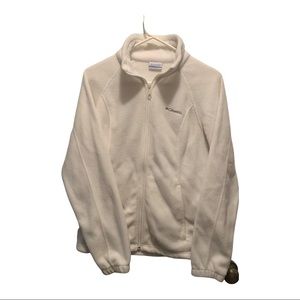 Women’s White Columbia Zipper Jacket M